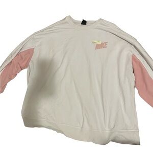 Nike White Dri-FIT Top